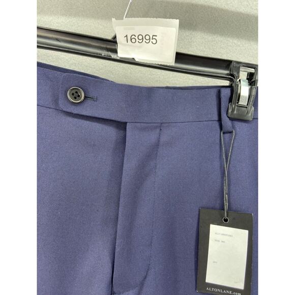 Alton Lane Pants Mens Sz 32 Blue Straight Leg Tailored Fit Pockets Dress - Picture 10 of 10